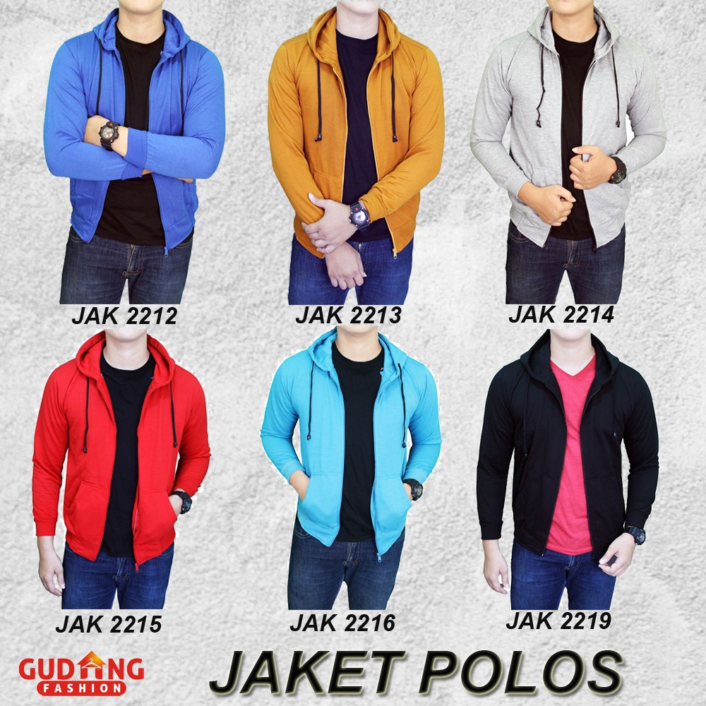 Jaket Polos Pria Keren (COMB)