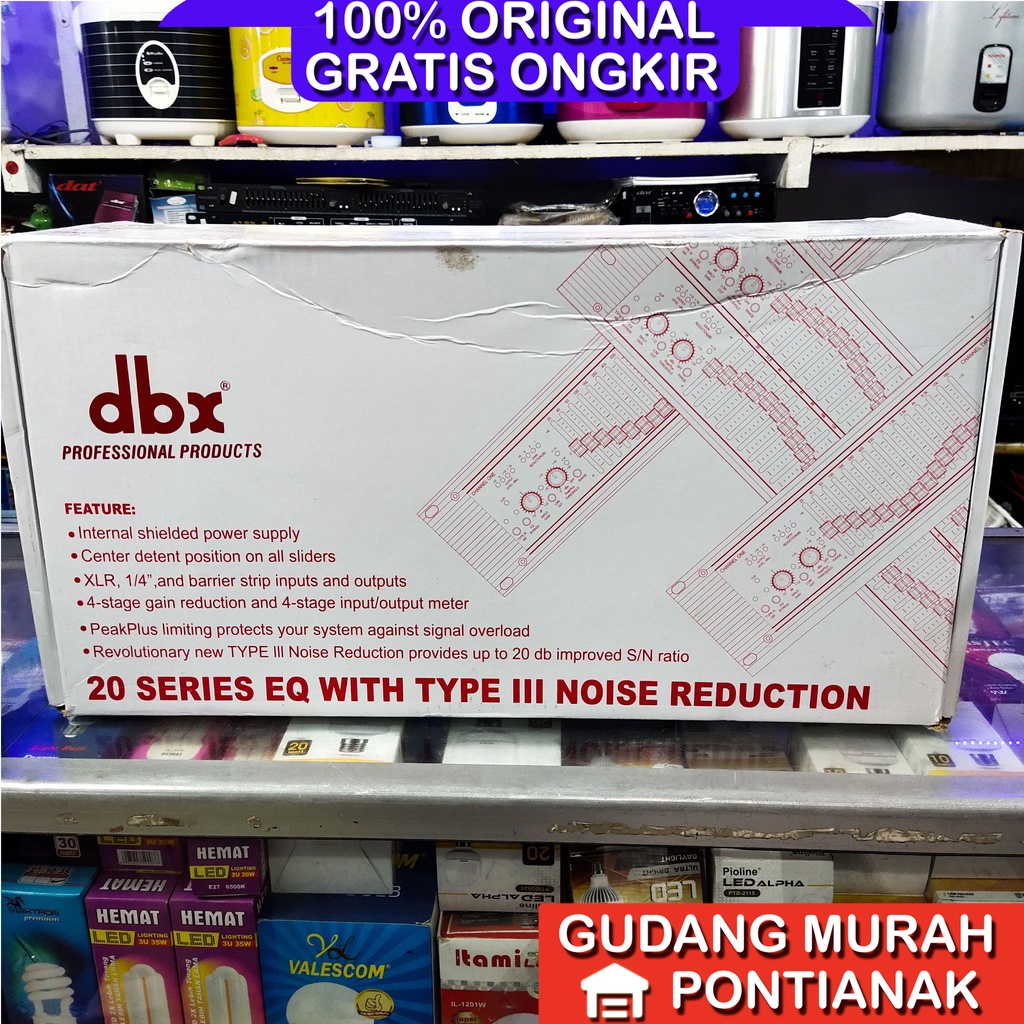 Equalizer DBX 2231 JUMBO besar Penjernih suara Amplifier aqualizer original asli DBX 2231