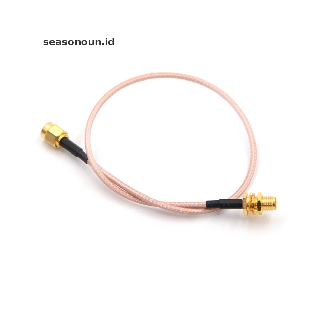 (seasonoun) Kabel Adapter Jack SMA Male Ke Female Panjang 30CM