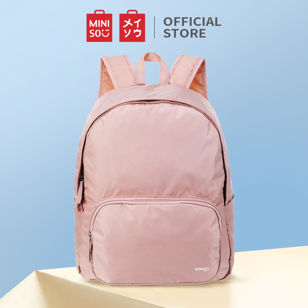 Miniso Official Tas Ransel Lipat Ringan 13l Wanita Pria Backpack Tas Punggung Tas Sekolah Shopee Indonesia