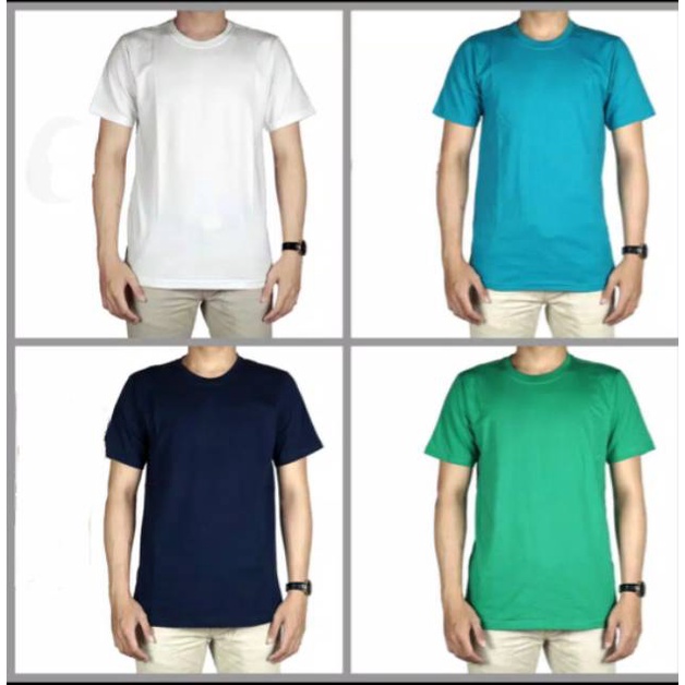 RX FASHION - Kaos Oneckman polos Lengan pendek - LM