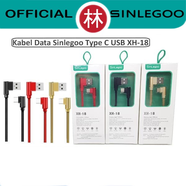 Sinlegoo XH-18 Braided Wire Data Cable Type-C Gaming Fast Charging