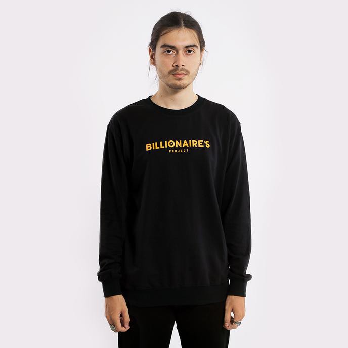 Billionaires Project Outer - Basic Sweatshirt Black - M .Deevagrosir.Olshop