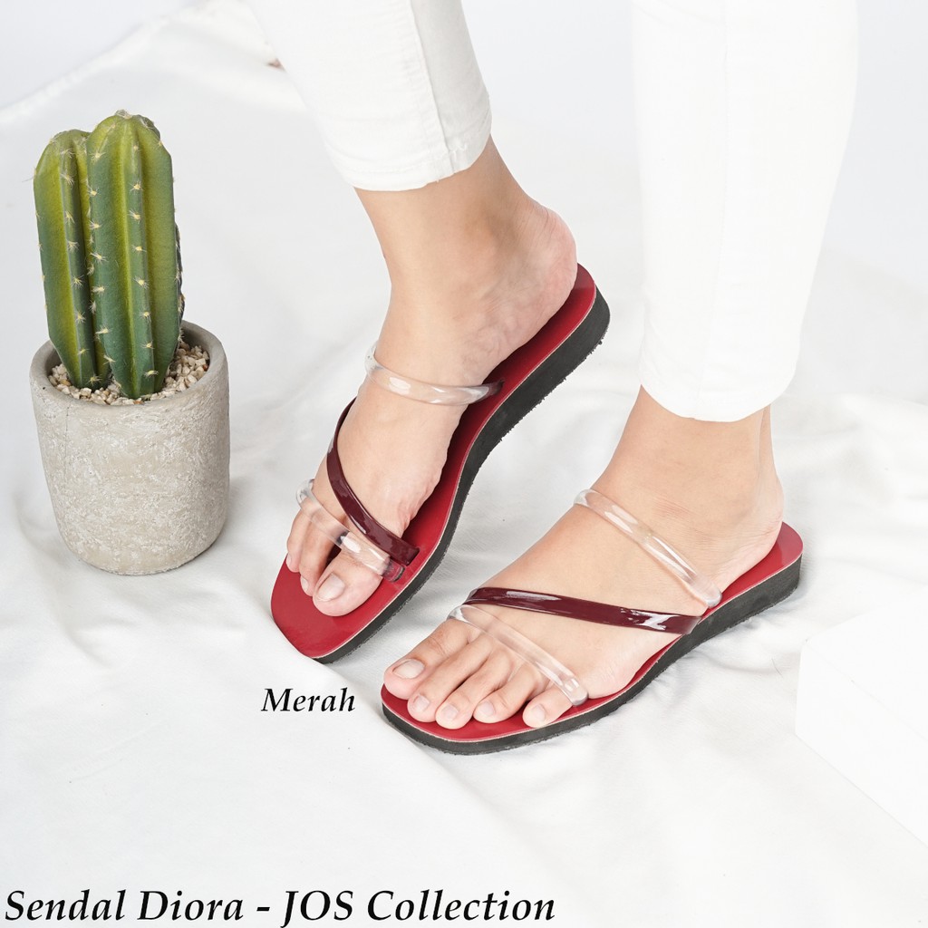 Sandal Cewek Tali Bahan Mika - Diora by JOS Collection