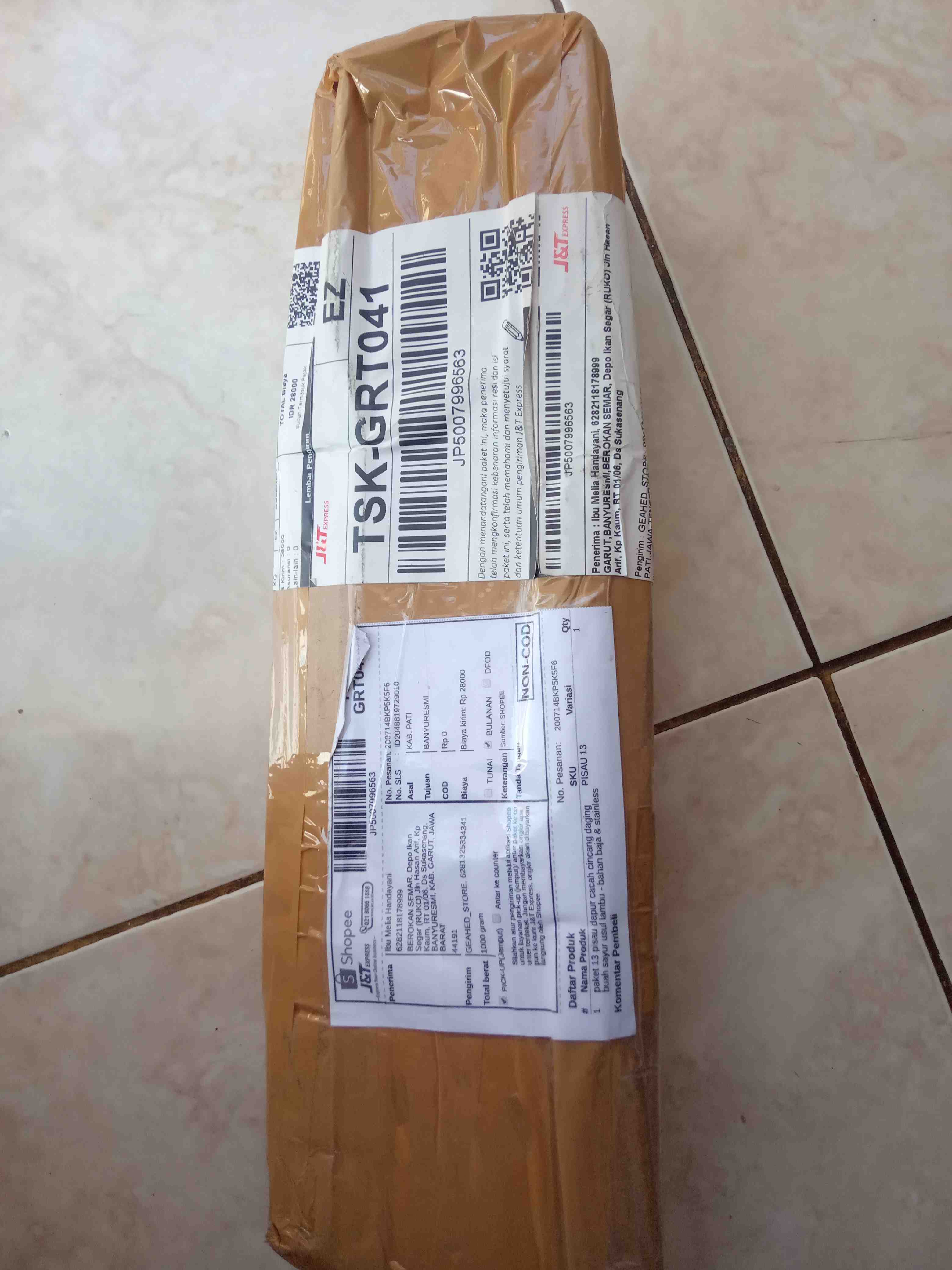 Paket 13 Pisau Dapur Cacah Cincang Daging Buah Sayur Usul Lambu - Bahan Baja & Stainless