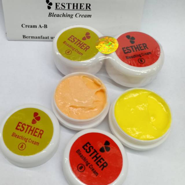 Paket cream ester mini pot putih original holo tomas