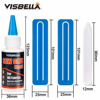 VISBELLA Cairan Liquid Lem Perekat Khusus Kain Kulit Sew Glue 60ml 255