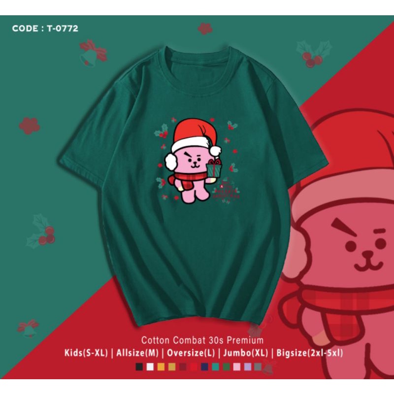 KAOS NATAL COOKY B T 2 1/T-SHIRT MERRY CHRISTMAS B T 2 1 COOKY