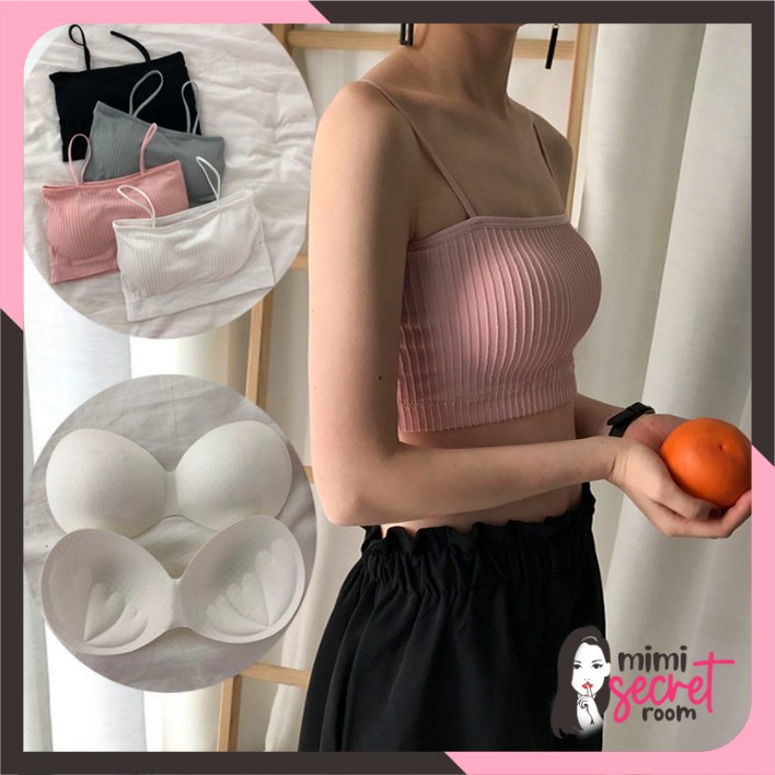 ❤ MIMI ❤ Bra Kemben ala korea BH fashion Tali tipis corugated lucu Simple Bra Import TERLARIS