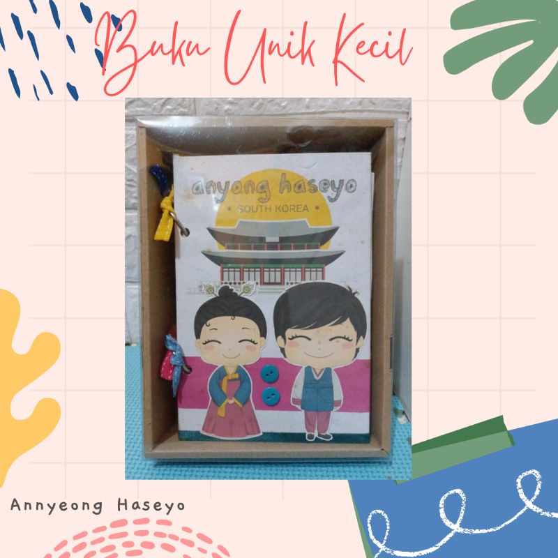 

buku unik hand Made craft kado annyeong haseyo