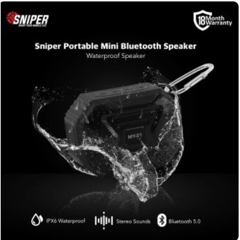 Sniper Portable Mini Bluetooth Waterproof Speaker MY-01 V.2