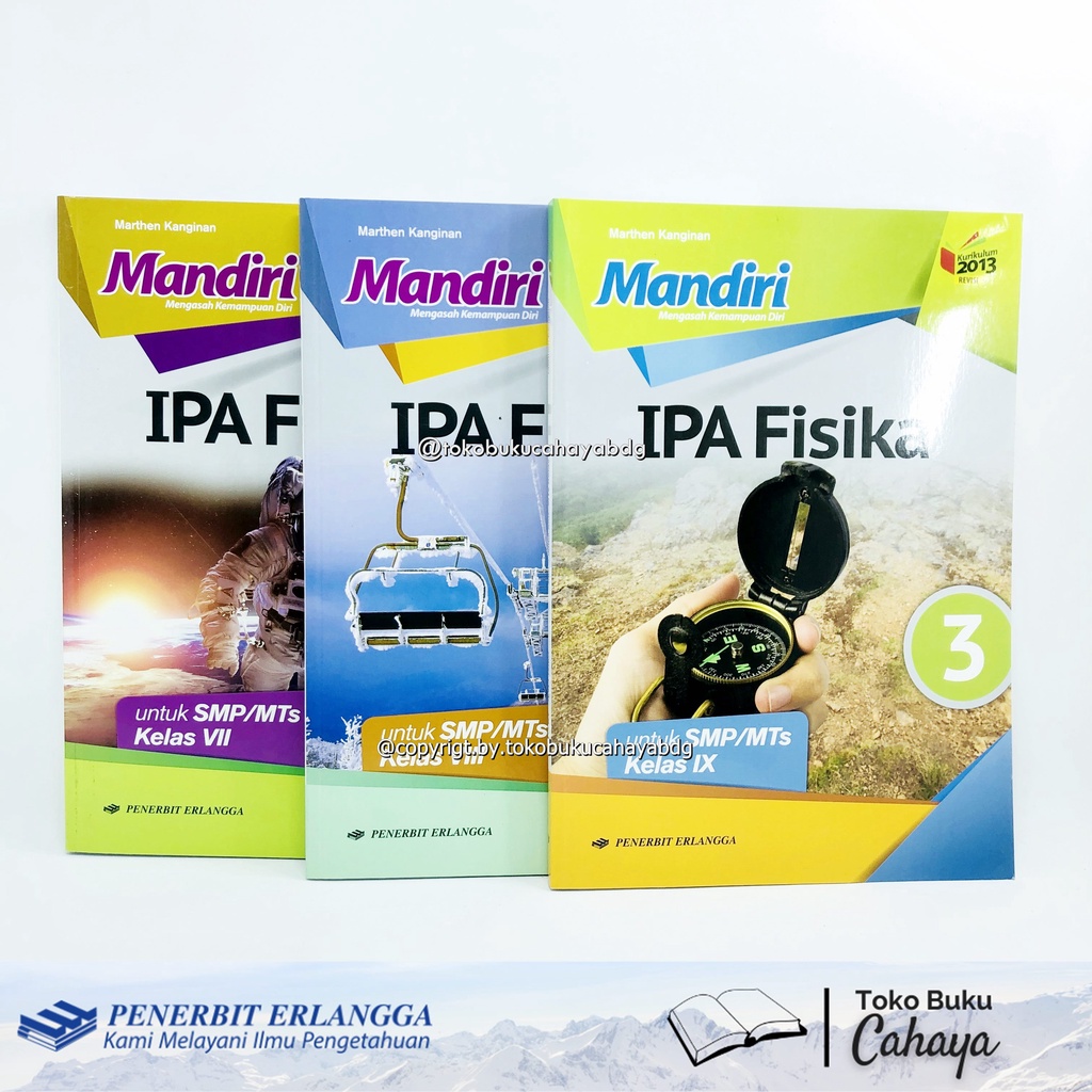 Jual Buku Mandiri Ipa Fisika Smp Kelas 7 8 9 Penerbit Erlangga Original Shopee Indonesia