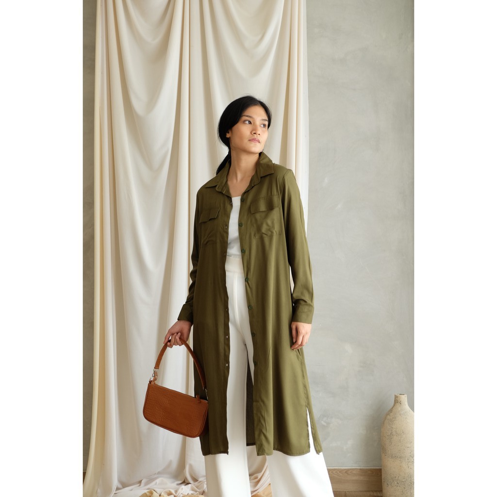 Gemma Shirtdress Pakaian Wanita