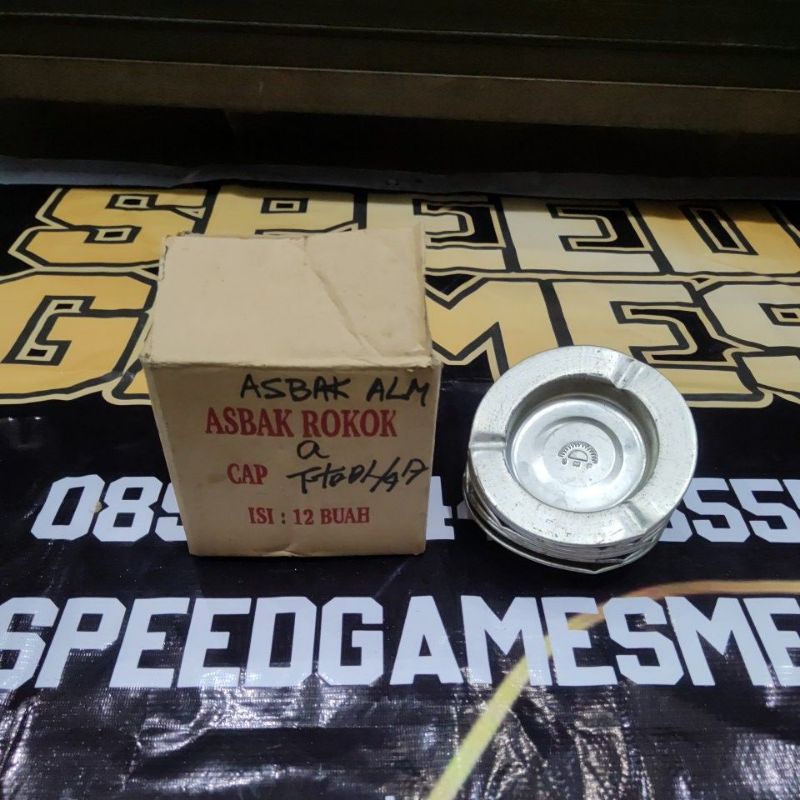 Asbak Rokok aluminium Kaleng Murah anti pecah