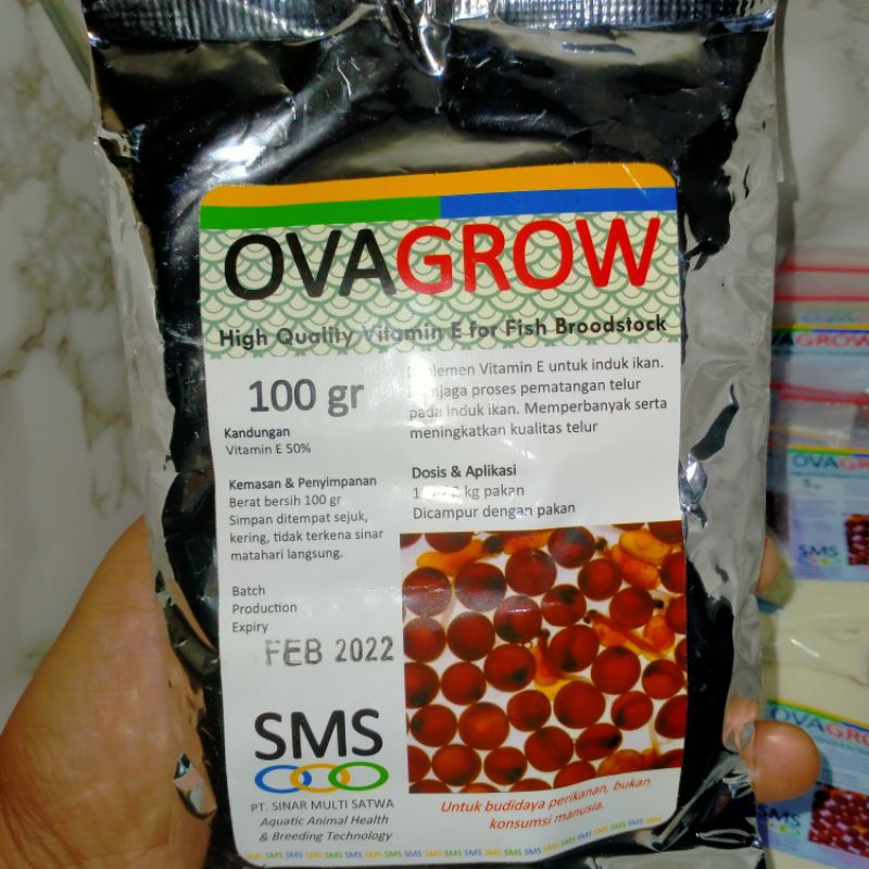 Ovagrow vitamin tambahan untuk indukan ikan cupang , guppy molly dan Louhan