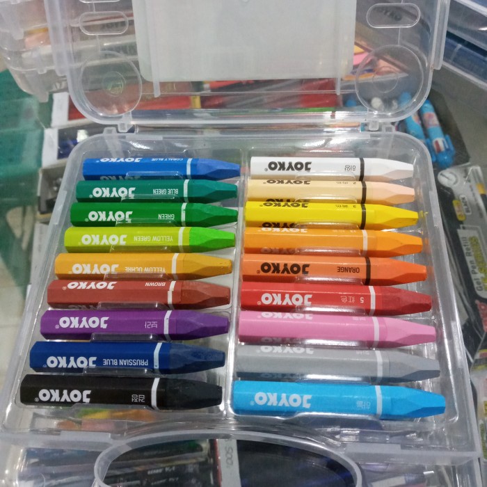 

Lucu Crayon Joyko 18 Warna Promo