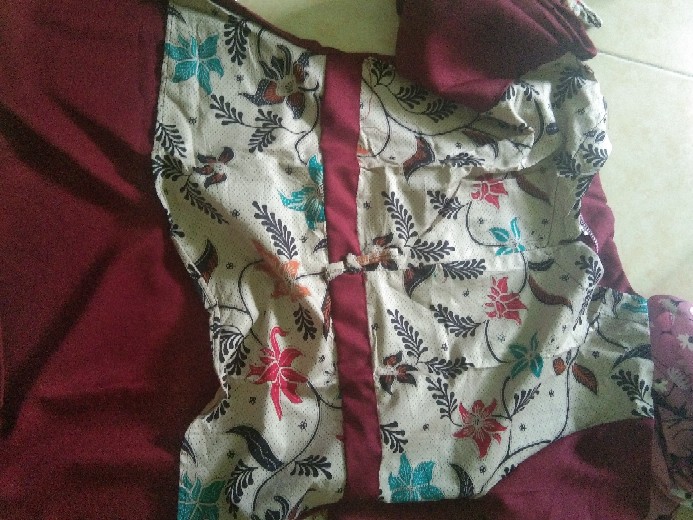 M-l-xl-xxl Batik Wanita Asj Sa Hrb026 Kenongo Kemeja Tosca Pendek