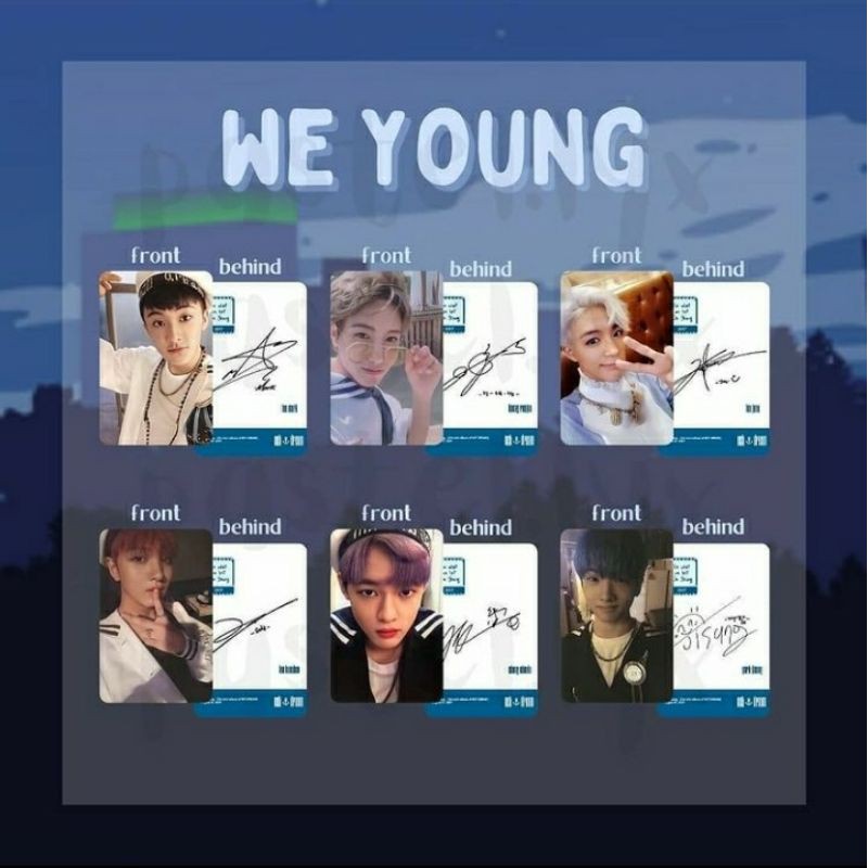 Photocard Unofficial NCT DREAM - We Young