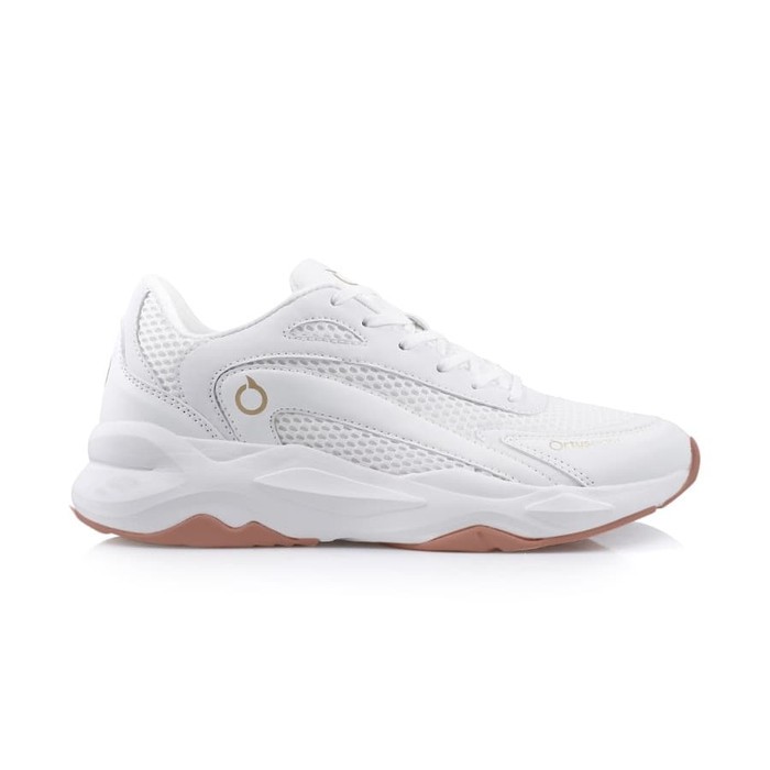 SEPATU SNEAKERS CASUAL RUNNING ORTUSEIGHT  ABYSSUS - White Gold (100% ORIGINAL)