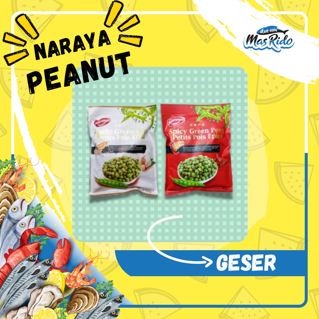 

Kacang Polong Taiwan Naraya Green Peas All Variant Indiviual Pack 180g