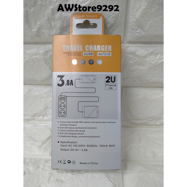 Travel Charger Kabel data USB Xiaomi P-30 P30