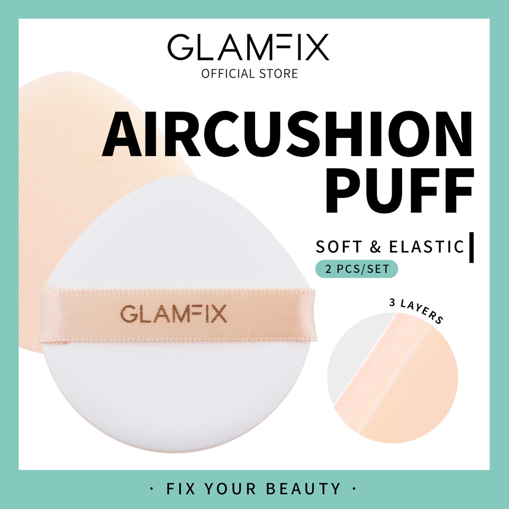 GLAMFIX Professional Aircushion Puff Isi 2pcs | GLAM FIX Beauty Tools by YOU