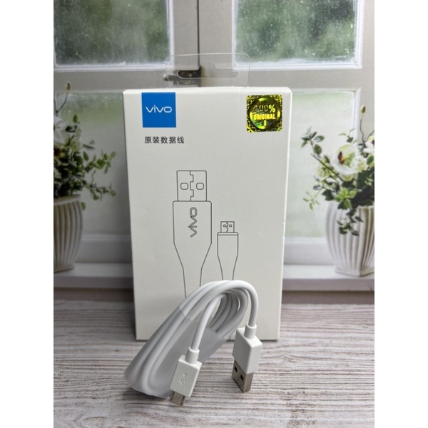 Kabel Data Vivo Original 100% 2A Fast Charging Micro USB dan Tipe c
