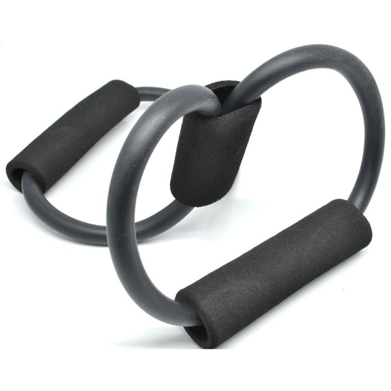 {{ORIGINAL}} Termurah...!!! (Bayar ditempat) 11pcs / Set Resistance Band Latex Fitness-Singgle hitam
