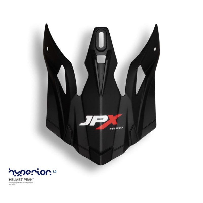 PET Helm Cross JPX FOX1 Hitam Doff