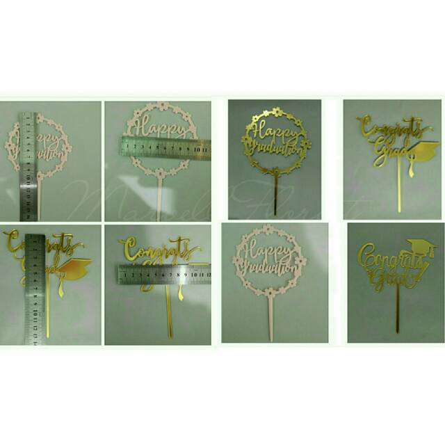 Topper graduation/acrylic graduation/ucapan graduation