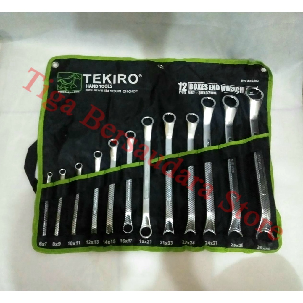 Kunci Ring set 12 pcs (6 - 32mm) TEKIRO / Ring Set TEKIRO