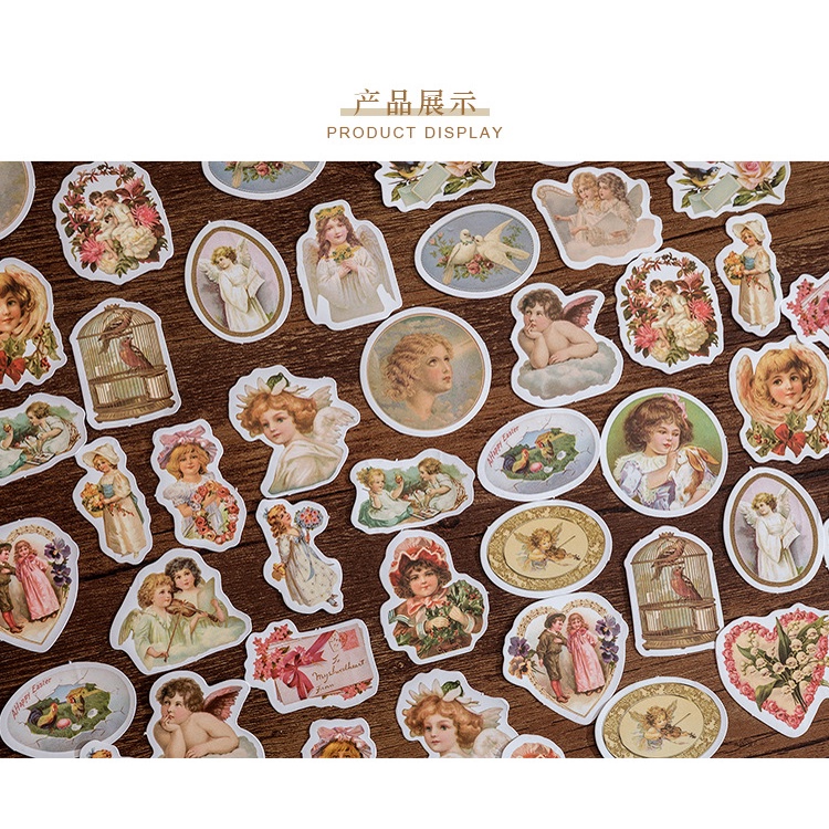 

[TO YOU] 46 PCS Angel's Dream Deco Stickers Journaling Supplies
