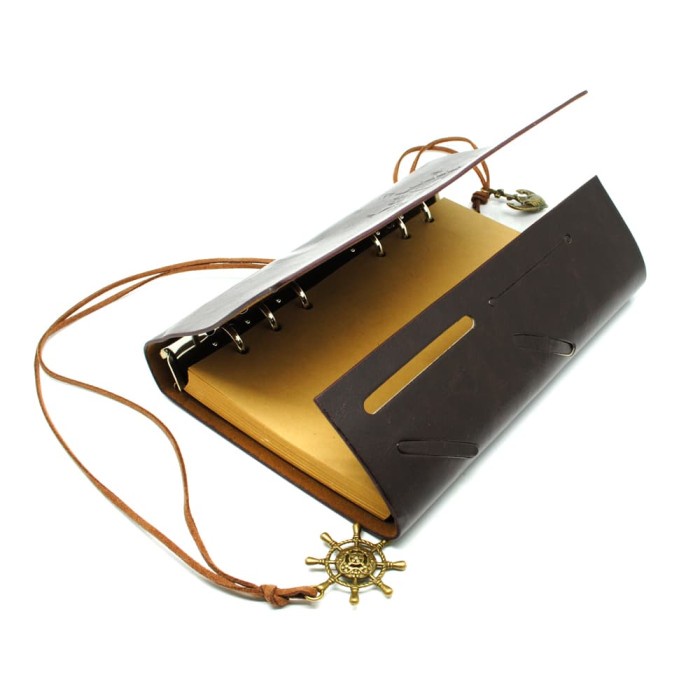 

Unik Buku Catatan Binder Kulit Retro Pirate Promo