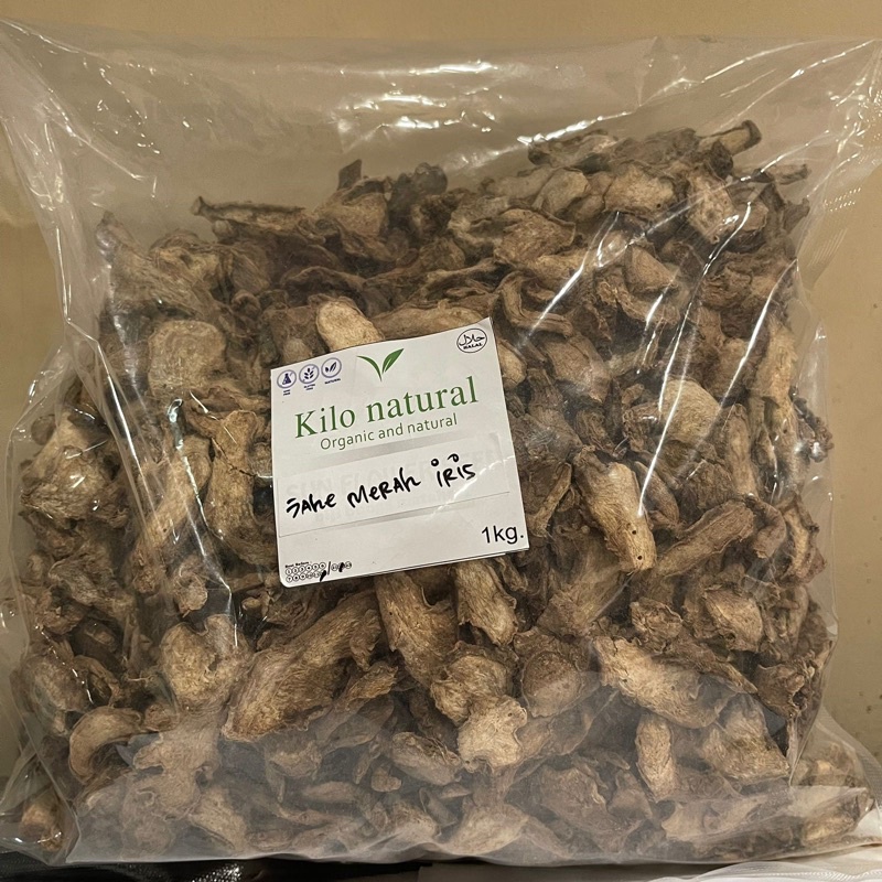 jahe merah iris kering 1kg
