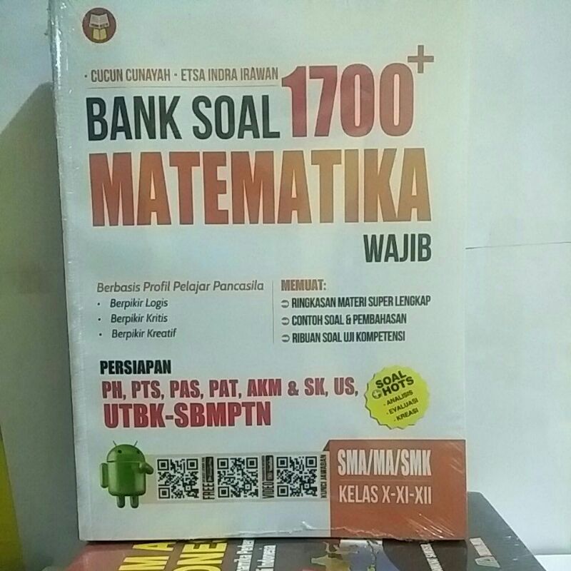 Buku Soal - Buku 1700 Plus Bank Soal Matematika Wajib SMA Kurikulum 2013 Revisi