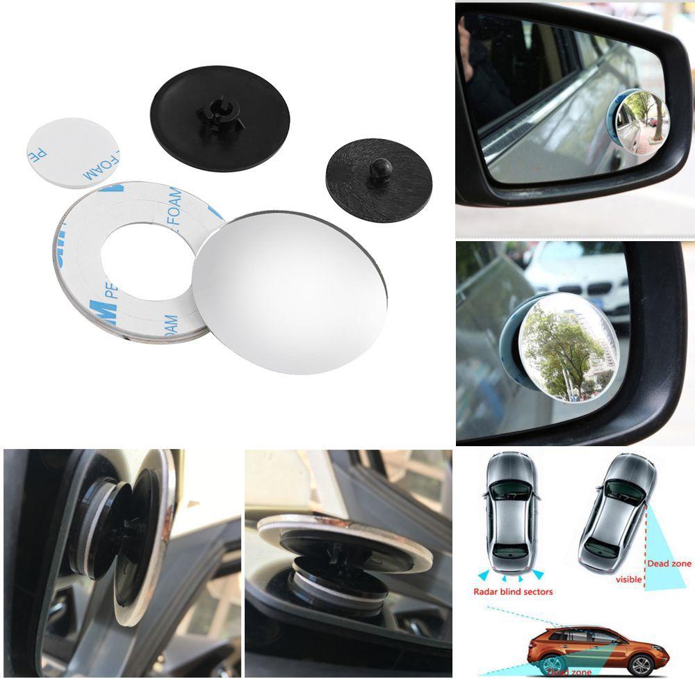 Kaca Spion Belakang TOP Tahan Lama Mengurangi Flek Buta 360derajat Adjustable Wide Angle Looking Glass