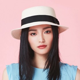 Bisa COD!! Topi Pantai Wanita Lebar Anti-UV untuk Musim Panas / Outdoor / Hiking