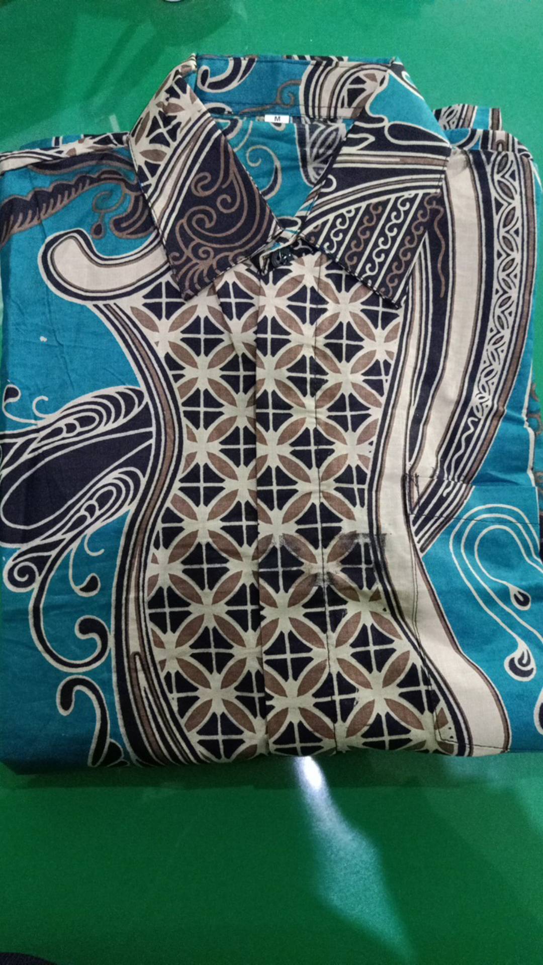 Kemeja Batik Pria Lengan Panjang Bahan Katun Banyumili Ijo Hem Batik Pria Slimfit Style & Quality