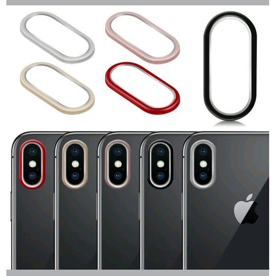 L01 Iphone X Aluminium Lens Ring / Lens Protector / Pelindung Camera