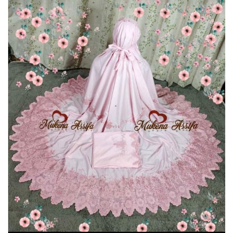 MUKENA  DEWASA BORDIR PADANG