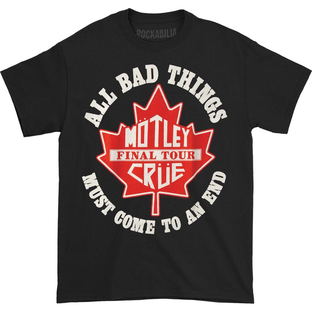 Kaos Band MOTLEY CRUE 2014 Canada Shield T-shirt Official Merchandise T-Shirt - Kaos Dewasa - Kaos P