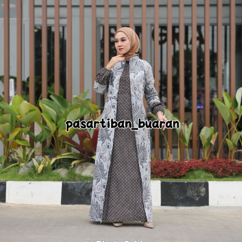 Couple batik gamis baloteli kemeja katun murah terlaris / Baju Batik Couple Keluarga Modern 2022