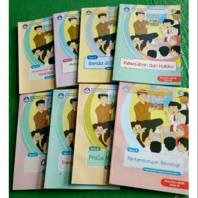  Harga  satuan Buku  guru tematik k13 dikbud kelas  3 tema 