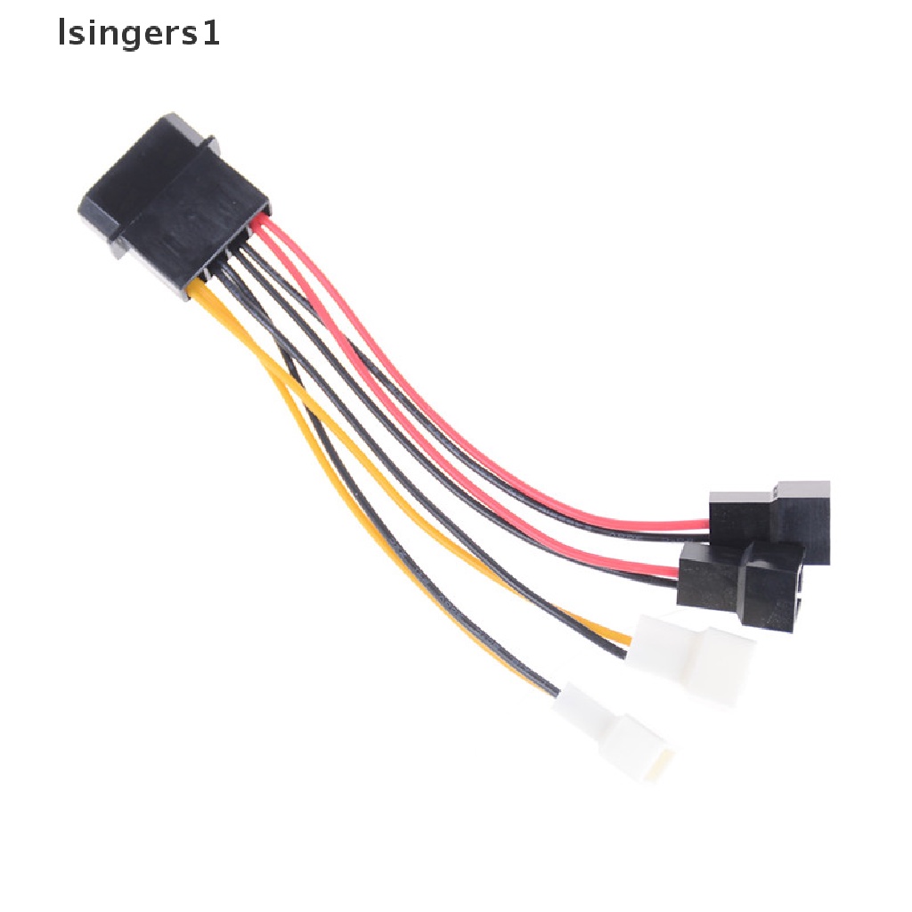 (lsingers1) Kabel Adapter Converter IDE 4-Pin Ke 4X 3-Pin TX3 Untuk Kipas Pendingin