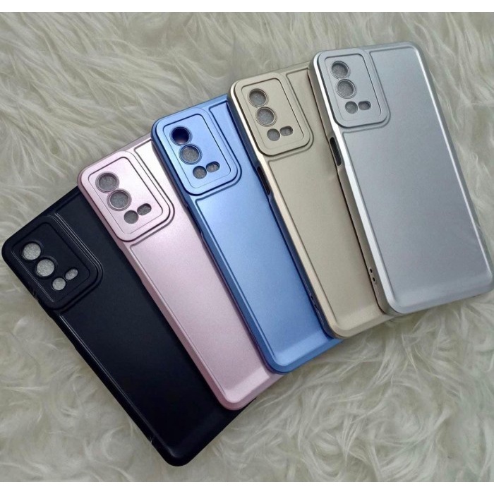 Metalic Soft Case Xiaomi Redmi 10C / Note 11 / 11S / Note 11 Pro 4G 5G Protect Camera Metalik Casing