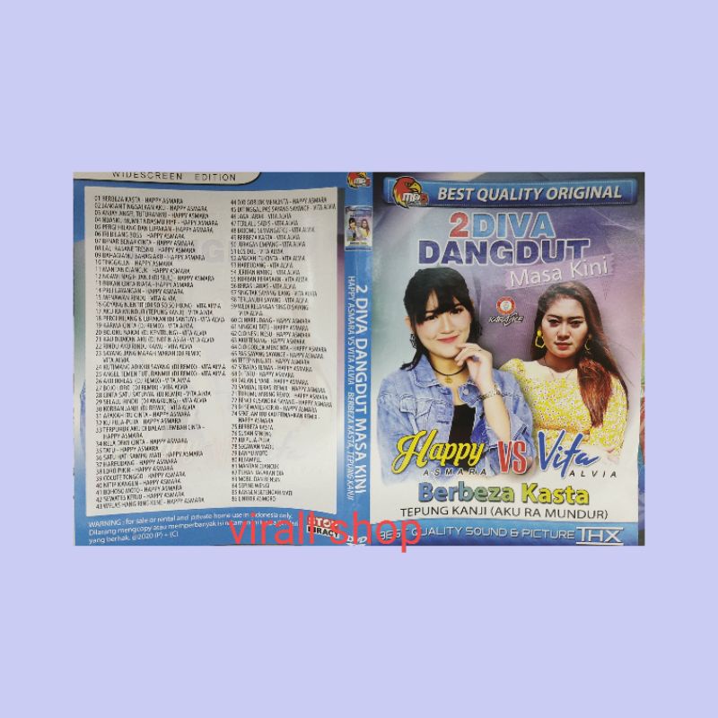 Kaset Video Lagu Dangdut : Happy Asmara Vs Vita Alvia