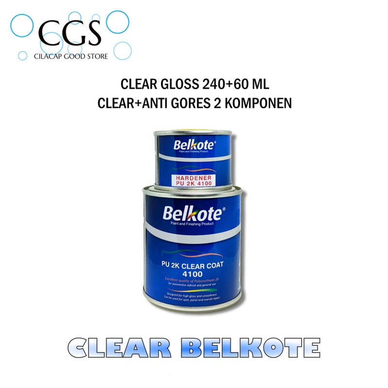 CLEAR GLOSS BELLKOTE 4100 300ml - clear bellkote - clear motor gloss - cat bellkote clear gloss - cl