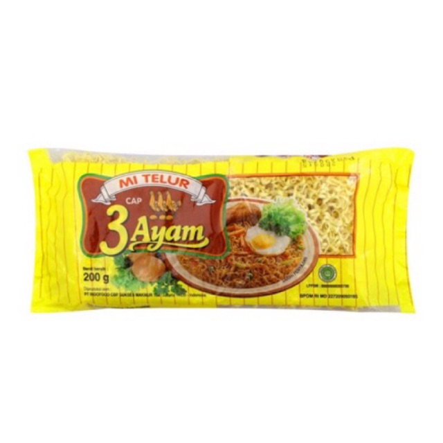 

MIE TELUR CAP 3 AYAM / khusus pakai grabexpress dan gosend