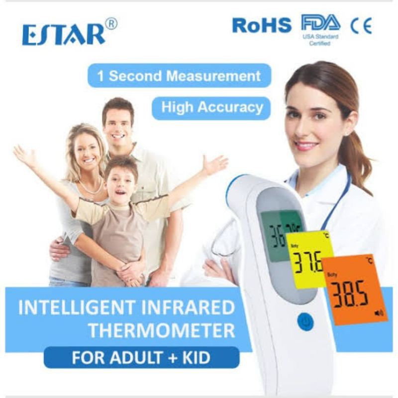Estar digital intelligent infrared Thermometer Sugarbaby termometer pengukur demam anak bayi dewasa