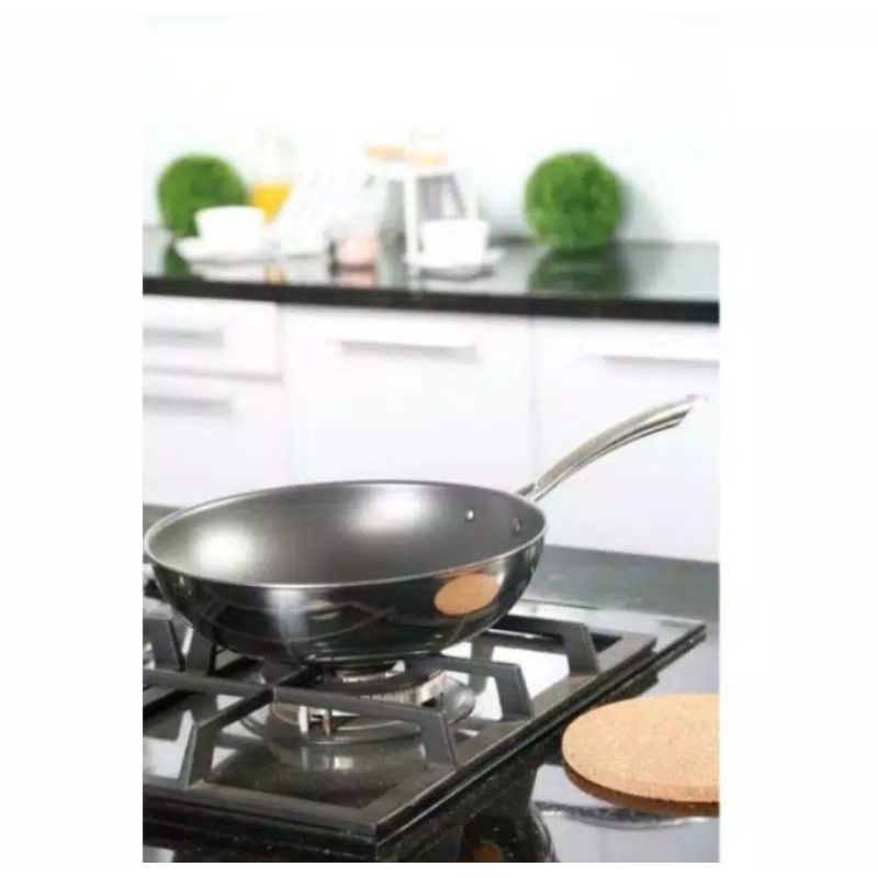 ichef teflon frypan stainless anti lengket